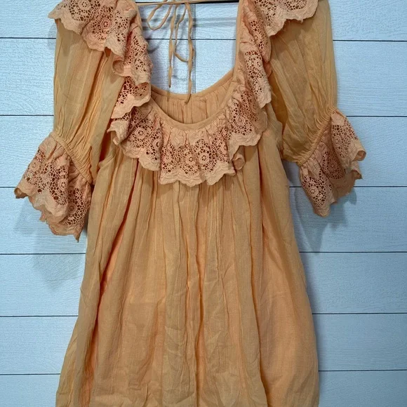 NWT Tularosa Peach Dress Size Small - Picture 10 of 14